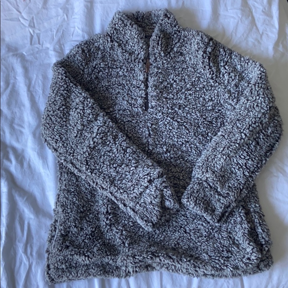 WeatherproofVintageWomenFrostyTiped SherpaPullover